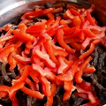 Фотография рецепта Огурцы с мясом по-корейски автор Екатерина