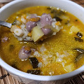 Фотография рецепта Рассольник с куриными сердечками автор Алёна Казавчинская