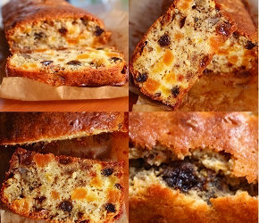 Фотография рецепта Кекс с сухофруктами и орехами (Cupcake with dried fruit and nuts)