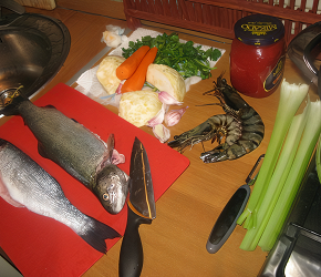 Фотография рецепта Марсельская уха (Bouillabaisse)