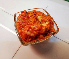 Фотография рецепта Томатно-горчичный соус с луком