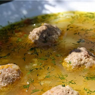 Сырный суп с фрикадельками
