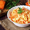 Фотография рецепта Салат с морковью и сыром автор олеся рыжкова