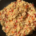 Фотография рецепта Ризотто с курицей, овощами и пармезаном автор олеся рыжкова