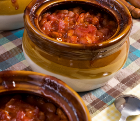 Фотография рецепта Ассорти мясное с фасолью