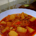 Фотография рецепта Суп-гуляш с курицей автор Алена