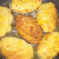 Нежнейшие котлеты по-гавайски с кукурузой