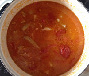 Фотография рецепта Mulligatawny (острый куриный индийский суп)