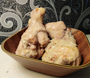 Фотография рецепта Куриные голени в кокосовых сливках