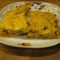 Фотография рецепта Запеканка с мясом и помидорами автор Евгения Ермаченко