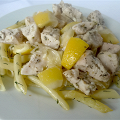 Фотография рецепта Куриное филе, запеченное с лимонами автор Мария Шевченко