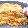 Фотография рецепта Лазанья с мясом, беконом и овощами под соусом бешамель автор Anita Ggdf