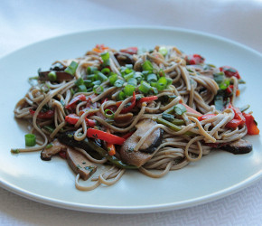 Фотография рецепта Летняя лапша соба stir-fry