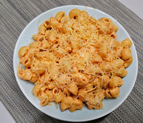Фотография рецепта Макароны мецци-гомити с сыром и томатным соусом
