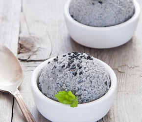 Фотография рецепта Мороженое из черного кунжута (Kuro Goma)