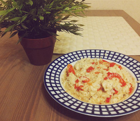 Фотография рецепта Куриное рагу с овощами и рисом