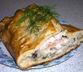 Фотография рецепта Рыбная кулебяка