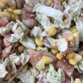 Фотография рецепта Салат из китайской капусты с помидорами и фасолью автор Daria Sizova
