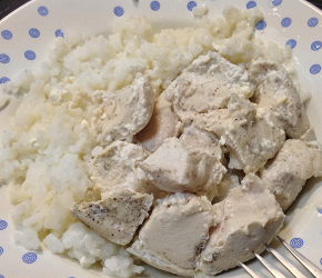 Фотография рецепта Курица в сметане с рисом