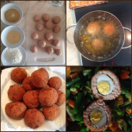 Яйца по-шотландски с фаршем