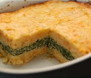 Фотография рецепта Картофельная запеканка с курицей и зеленью