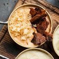 Фотография рецепта Картофельное пюре с беконом и чесноком автор Еда