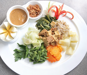 Фотография рецепта Индонезийский салат (Gado gado)