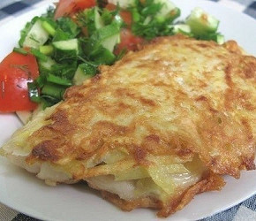 Фотография рецепта Белая рыба в картофельной корочке