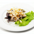 Фотография рецепта Салат из курицы с ананасами и кукурузой автор Настасья Бондарева