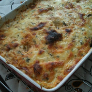 Куриная грудка с шампиньонами и сыром