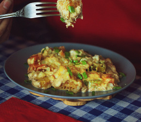 Фотография рецепта Макароны с сыром по-американски (Mac and cheese)