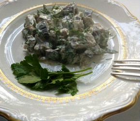 Фотография рецепта Быстрый и вкусный тушеный баклажан