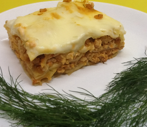 Фотография рецепта Лазанья с куриным фаршем