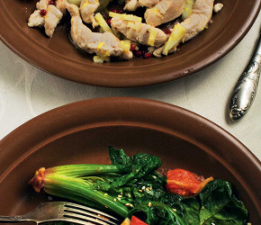 Фотография рецепта Курица с лимоном, чесноком и розовым перцем
