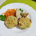 Фотография рецепта Маффины в духовке с мясом и кабачком автор ЮЛИЯ ТИМОФЕЕВА