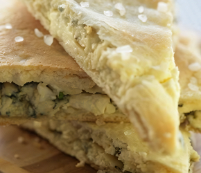Фотография рецепта Итальянский хлеб с двумя сырами