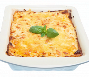 Фотография рецепта Лазанья с курицей, белыми грибами, грюйером и белым вином