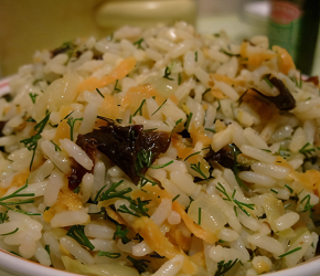 Фотография рецепта Курица, фаршированная рисом и черносливом