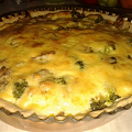 Фотография рецепта Пирог с курицей, грибами и брокколи автор Кухаренчиха