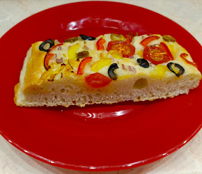 Фотография рецепта Фокачча с овощами