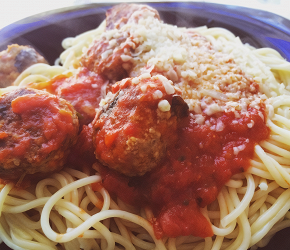Фотография рецепта Спагетти с мясными шариками (meatballs)