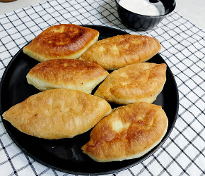 Фотография рецепта Пирожки с адыгейским сыром