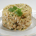 Фотография рецепта Салат с курицей, ананасом и грецкими орехами автор Еда