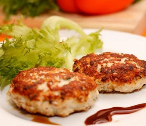 Фотография рецепта Легкие куриные котлеты