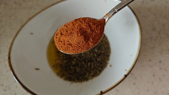 Фото шага рецепта Запеченный картофель с шампиньонами 176369 шаг 8