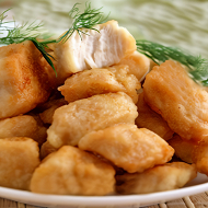 Кусочки курицы, обжаренные в панировке