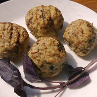 Котлеты из куриного фарша с шампиньонами в духовке