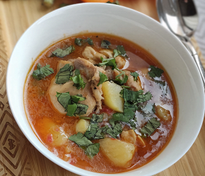 Фотография рецепта Жаркое с курицей и картофелем