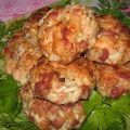 Фотография рецепта Рубленые котлеты из свинины и курицы с картофелем автор Алена