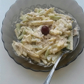 Фотография рецепта Куриный салат с огурцом и яблоком автор Юлия Коноплева